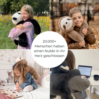 Die Nubbis™ - Gewichtete Kuscheltiere